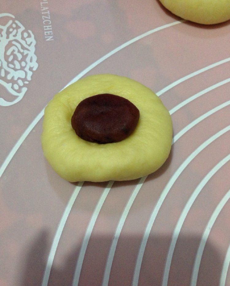 花形豆沙面包步骤5