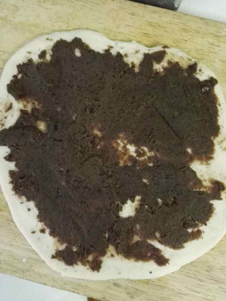 椰香红豆手撕面包步骤16