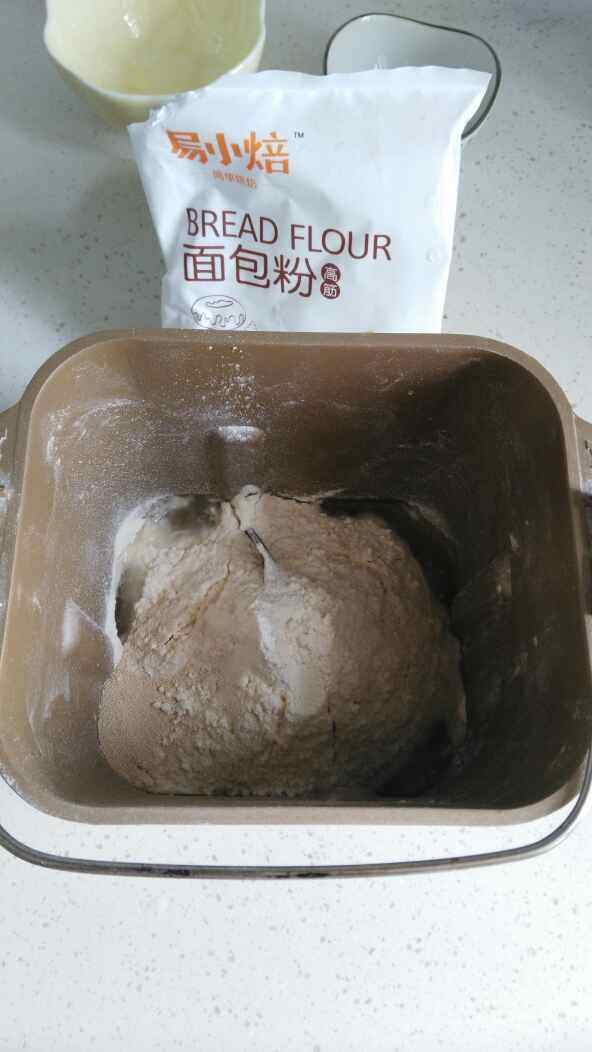 玫瑰花环面包步骤2