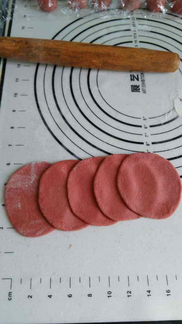 玫瑰花环面包步骤9
