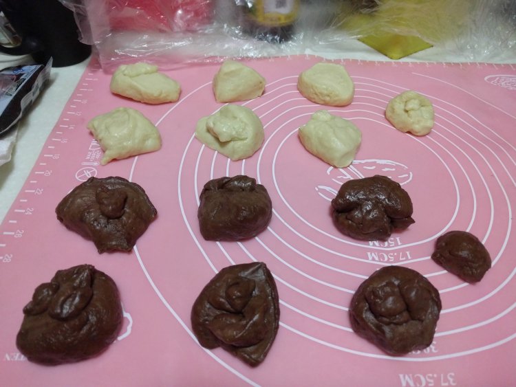 挤挤面包之双色小熊步骤10