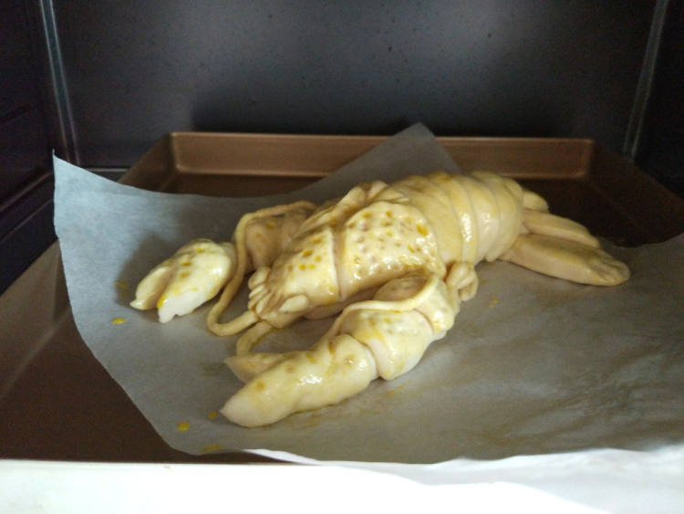 龙虾豆浆面包步骤15