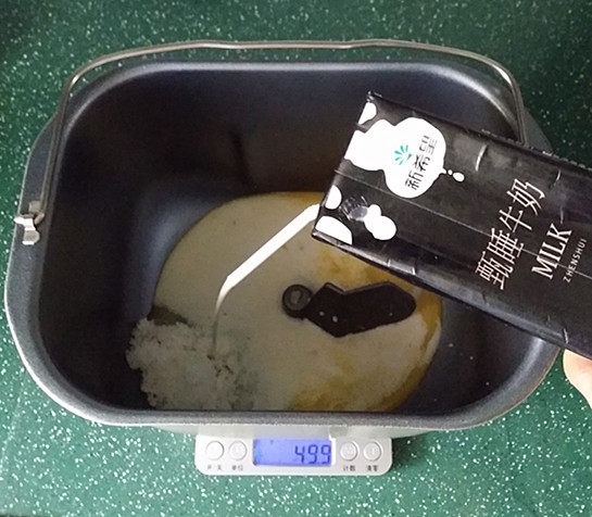 鸡蛋牛奶吐司（一键式步骤3
