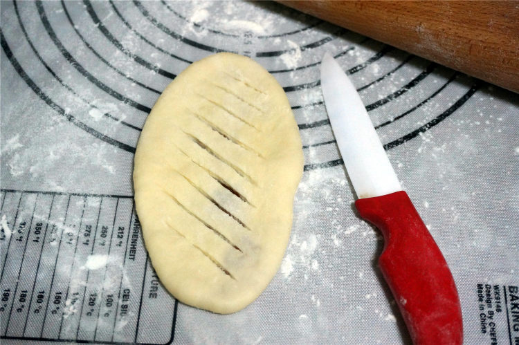 南瓜馅挤挤面包步骤11