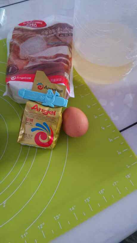 土司燕麦片面包步骤1