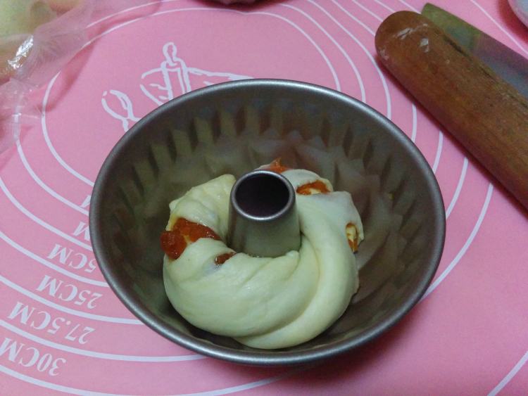南瓜馅面包步骤20