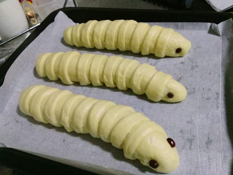 肉松毛毛虫面包步骤15