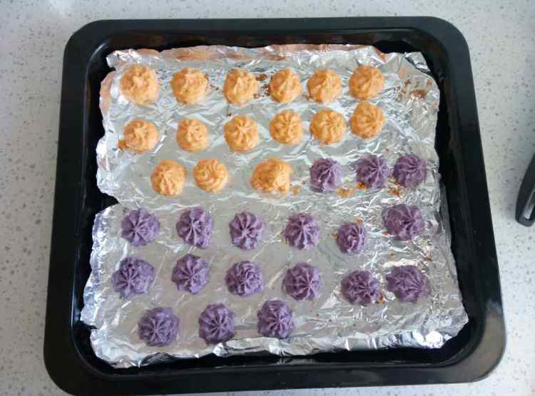紫薯红薯饼干步骤9