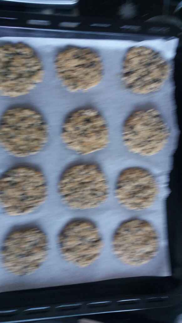 黑芝麻燕麦高纤饼干步骤14