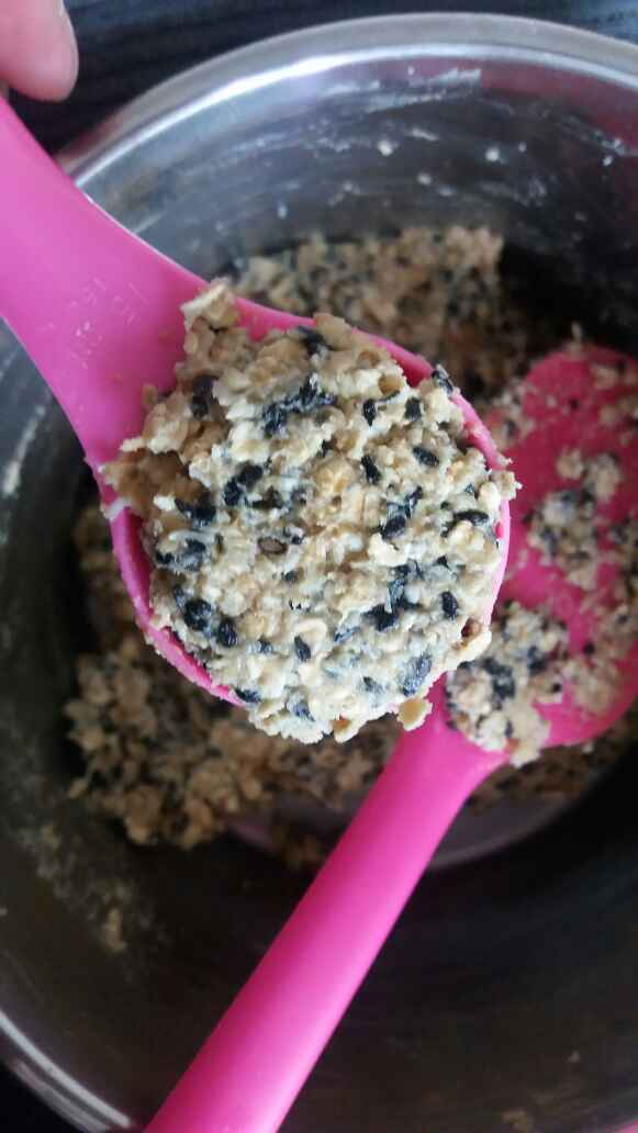 黑芝麻燕麦高纤饼干步骤13