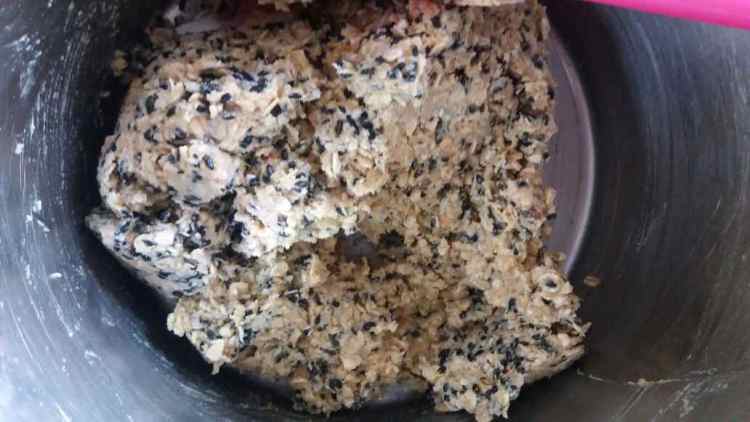黑芝麻燕麦高纤饼干步骤12