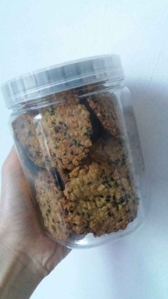黑芝麻燕麦高纤饼干步骤17