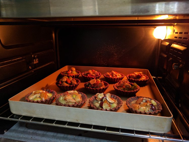 焦糖干果可可酥饼步骤19