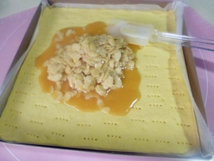焦糖杏仁酥饼步骤14