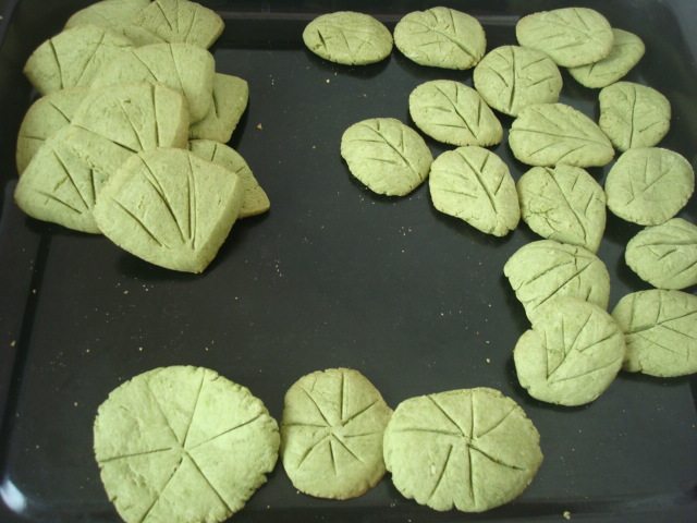 抹茶叶子饼干步骤9