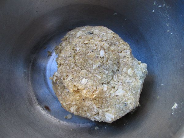 咸味燕麦杏仁饼步骤7