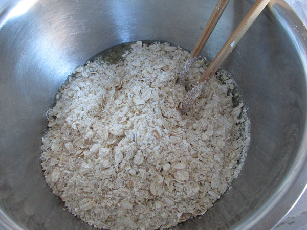 咸味燕麦杏仁饼步骤6