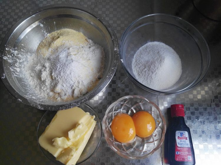 玉米酥饼干步骤1