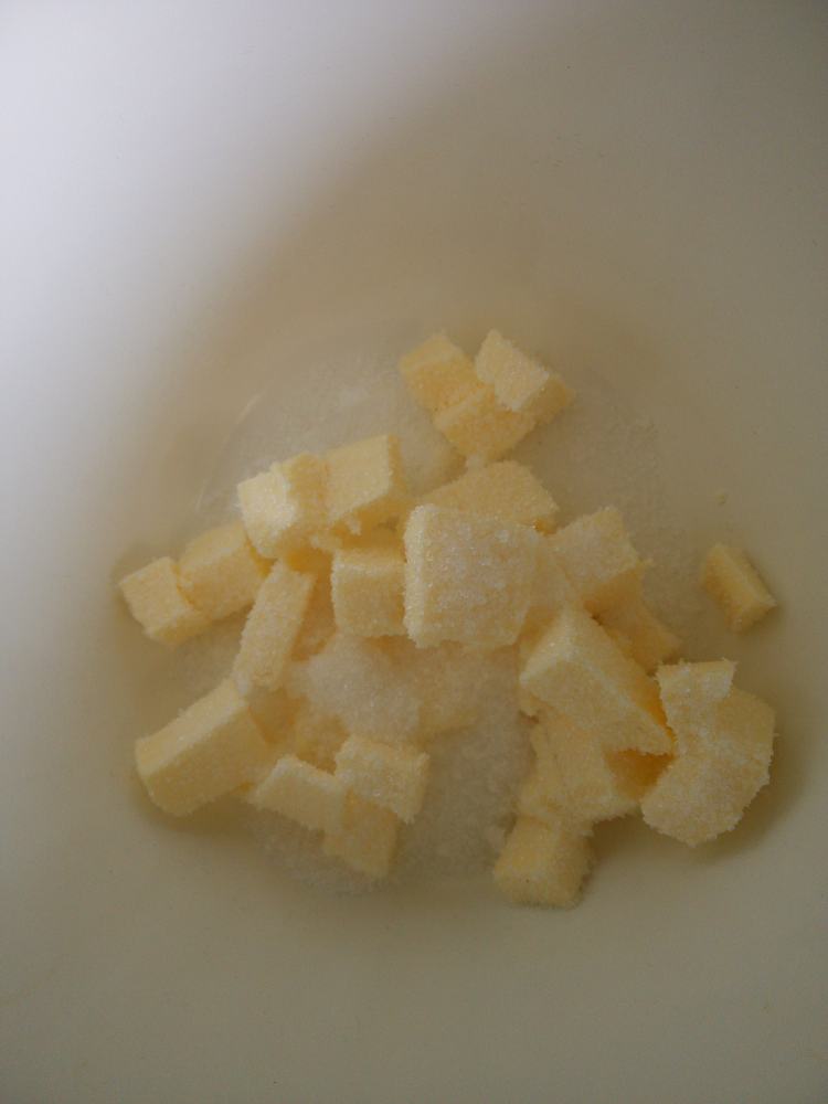 抹茶米粉饼干步骤1