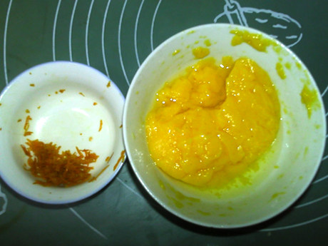 香橙松糕#非转基因金步骤2