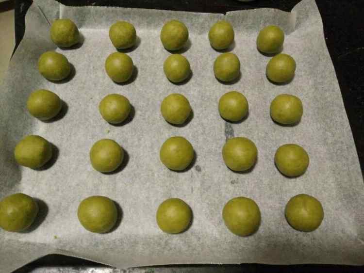 抹茶玛格丽特小饼干步骤7