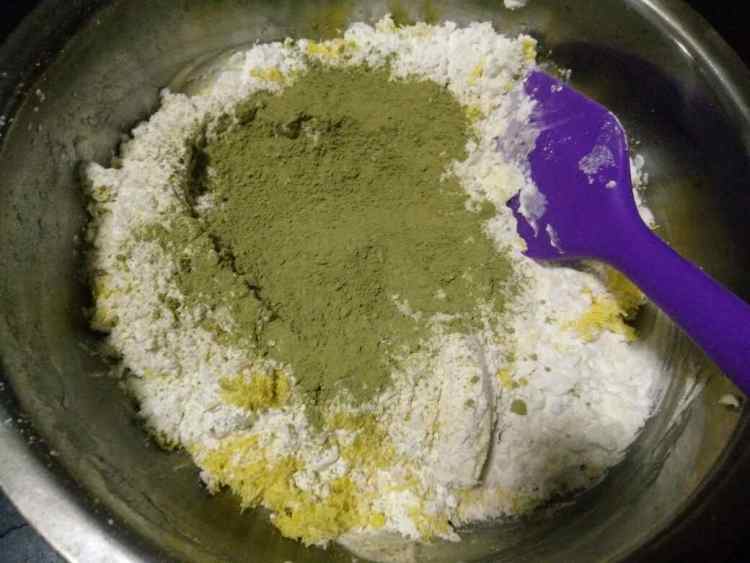 抹茶玛格丽特小饼干步骤5