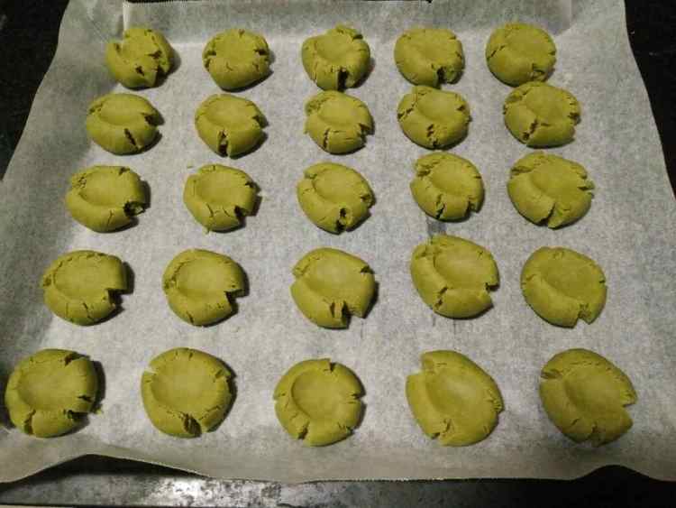 抹茶玛格丽特小饼干步骤8