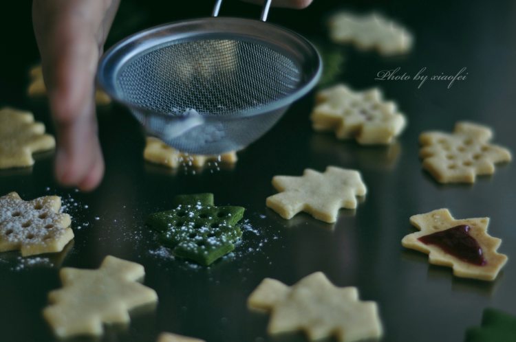 圣诞树双色夹心饼干步骤18