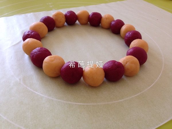 双色花环饼干步骤7