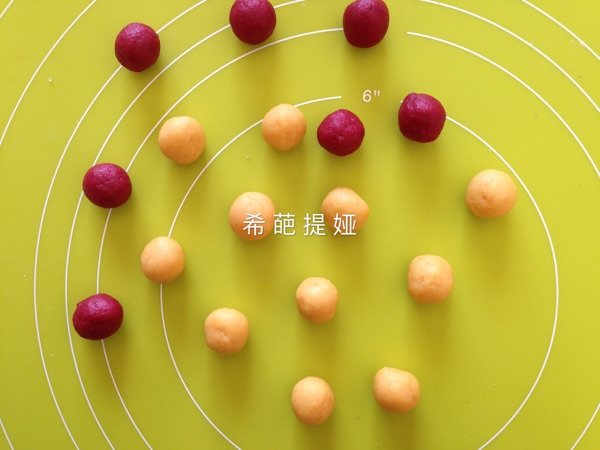 双色花环饼干步骤6