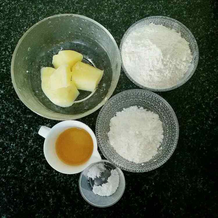 咸味土豆饼干步骤1