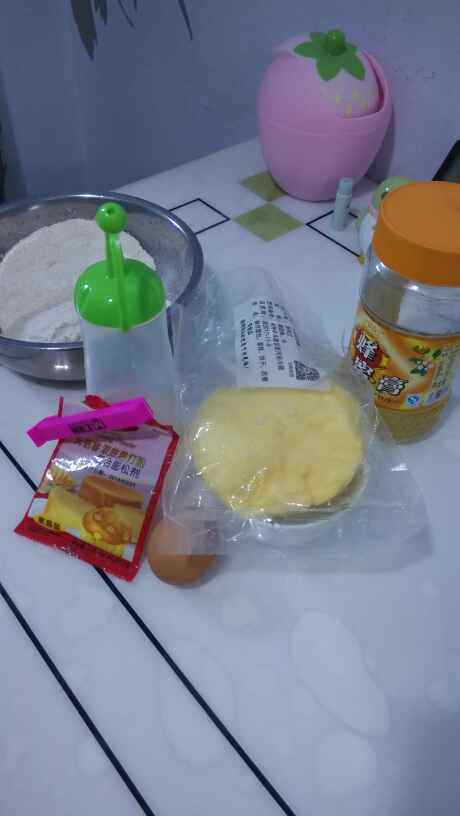 全麦低脂小熊饼干步骤2