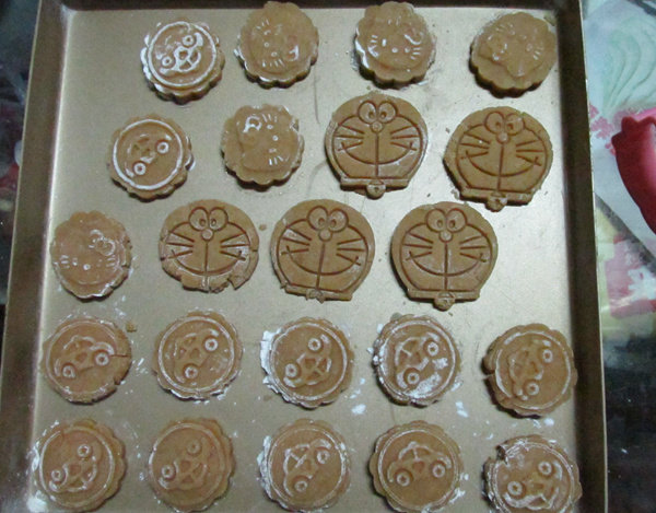 花生酱肉松夹心饼干步骤12