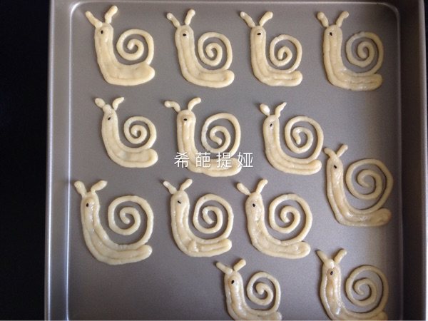 蜗牛饼干步骤9