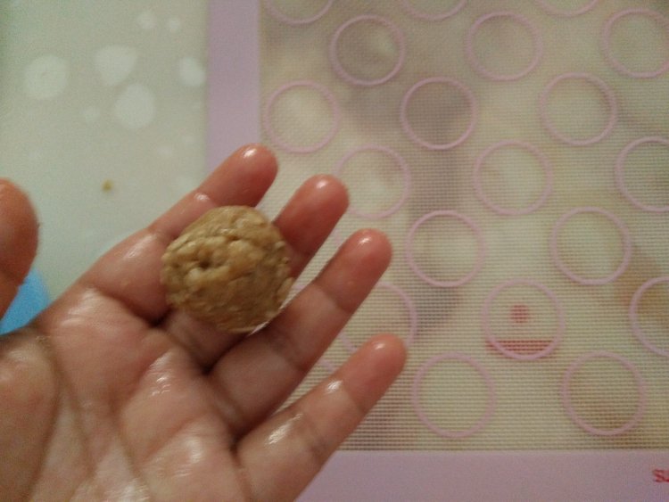 低脂快手的燕麦饼干步骤7