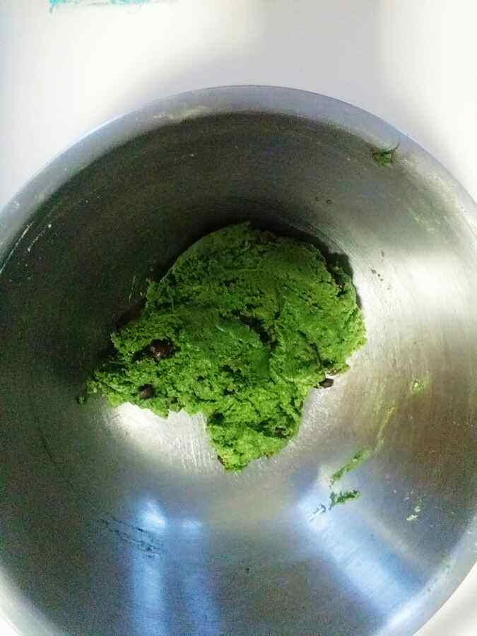 抹茶巧克力豆曲奇步骤5
