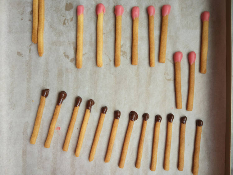 火柴饼干步骤7