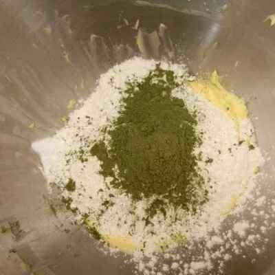 抹茶味星星饼干步骤4