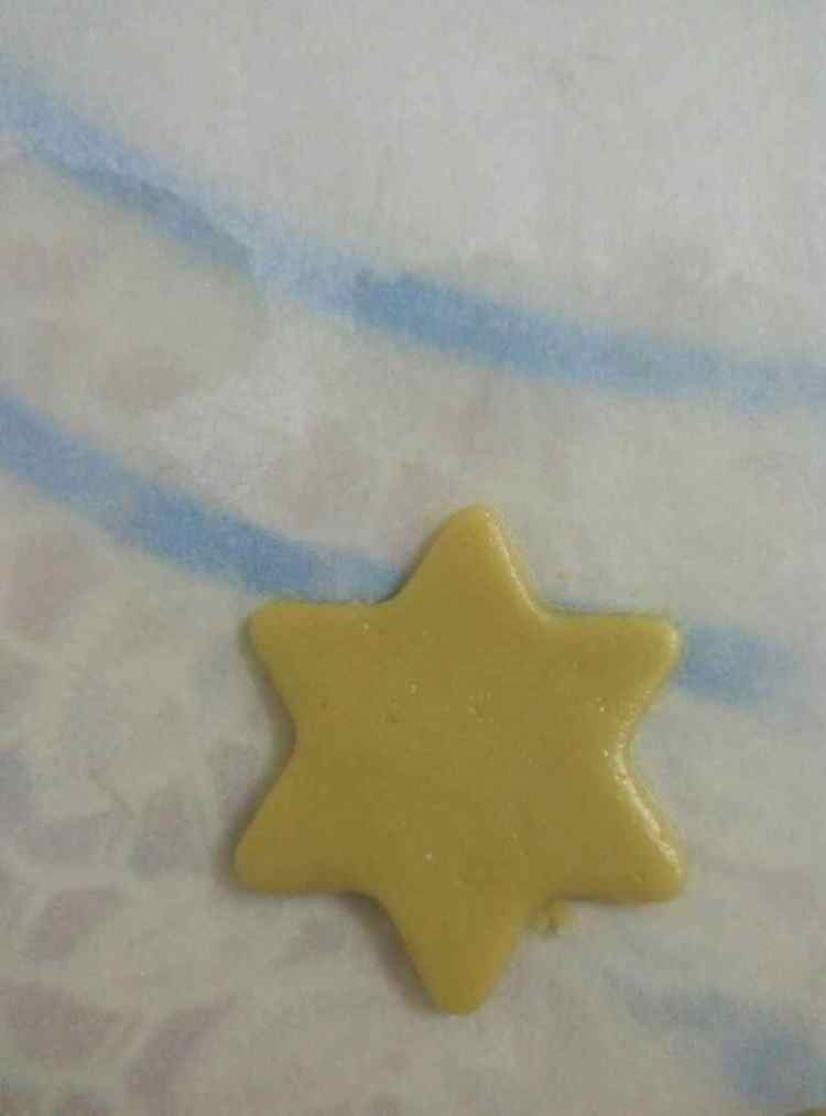 抹茶味星星饼干步骤5