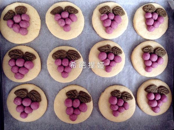 葡萄串饼干步骤12