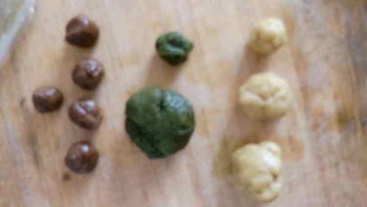 抹茶熊猫饼干步骤5