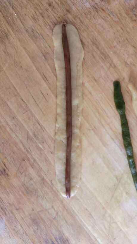 抹茶熊猫饼干步骤7