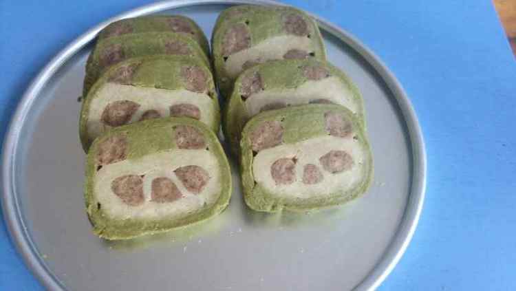 抹茶熊猫饼干步骤16