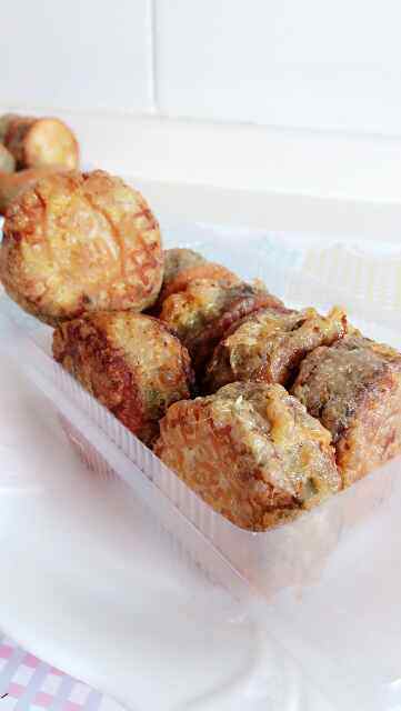 绿豆夹心小炸饼步骤9