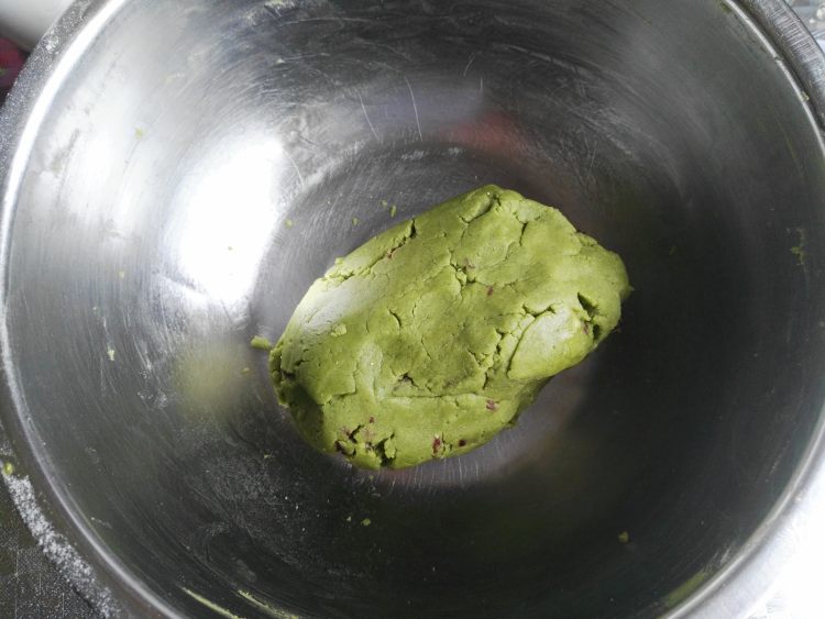 抹茶蔓越莓饼干步骤10