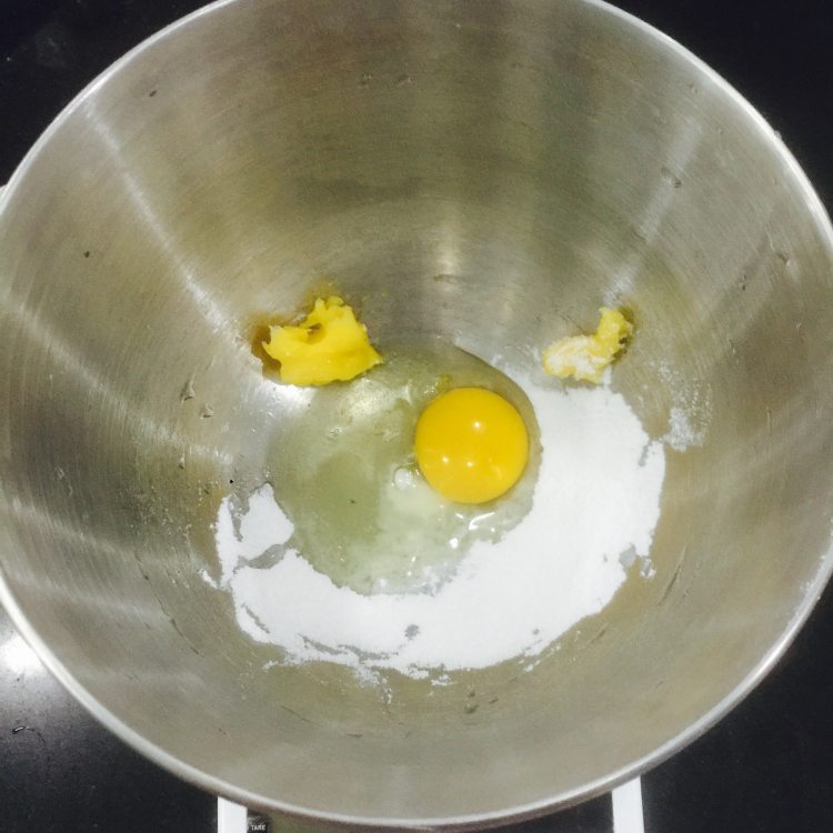 低糖低脂手指饼干步骤1