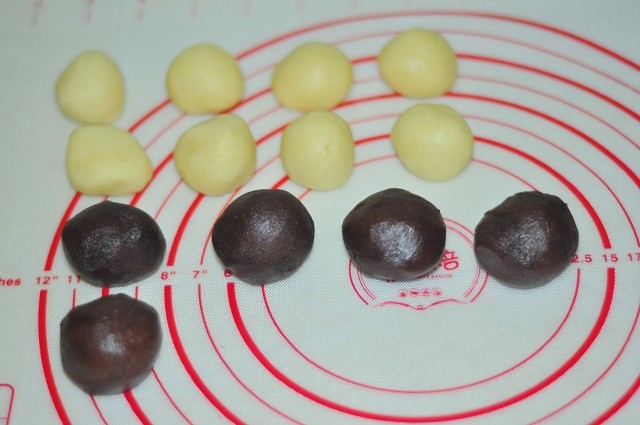 巧克力斑纹饼干步骤8