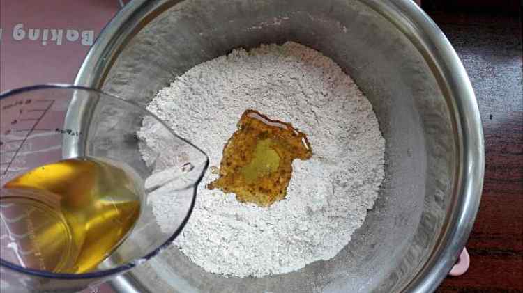 全麦消化饼干步骤4