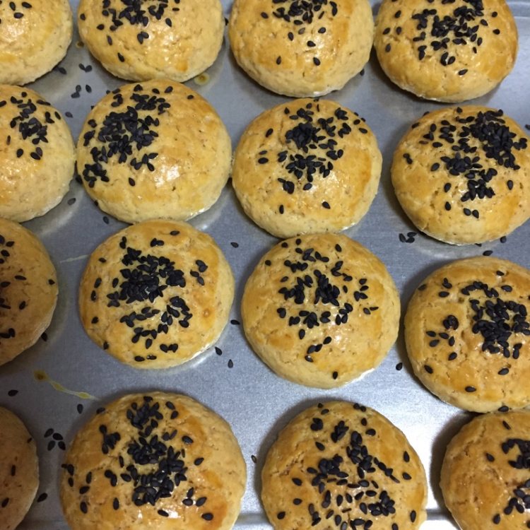 燕麦芝麻桃酥步骤10