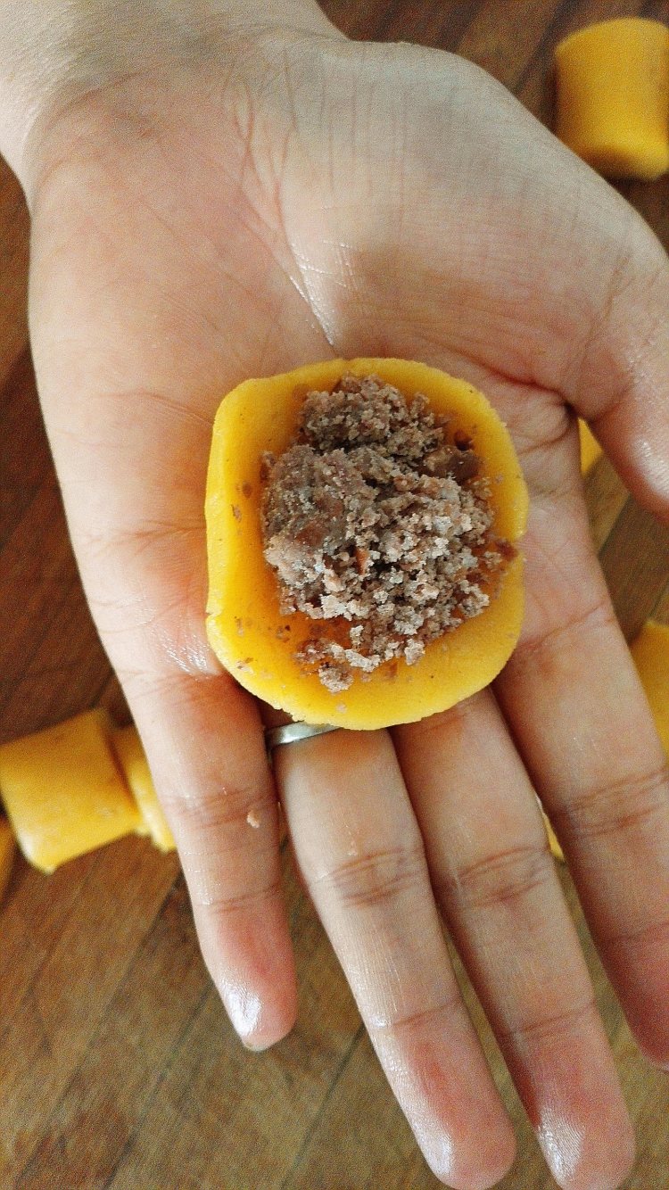 豆沙炉果步骤8